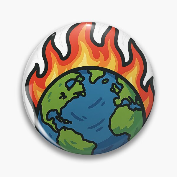 Item preview, Burning Earth designed and sold by Anime and 90s Style.
