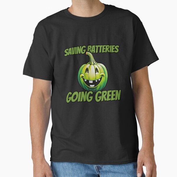Item preview,  Saving Batteries Going Green Funny Pumpkin designed and sold by Kam-Rad.