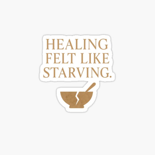 Item preview, Healing Felt Like Starving Pain designed and sold by ac3iongDcreator.