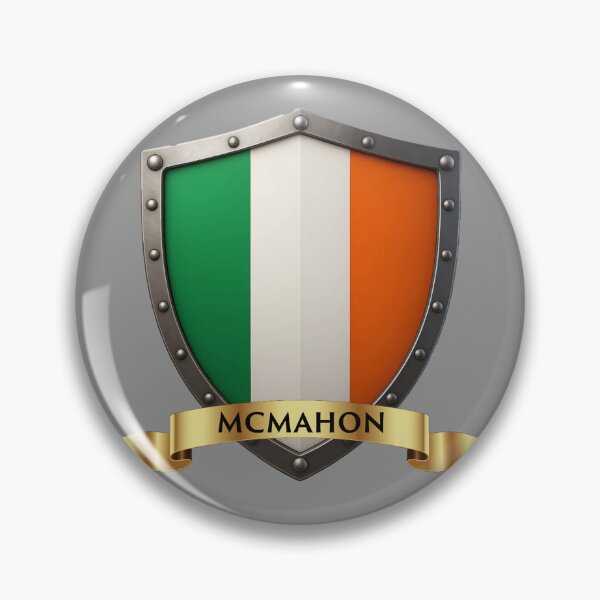 Aperçu de l'œuvre Blason de l'Irlande – Bannière avec le nom McMahon créée et vendue par Highlandkings.