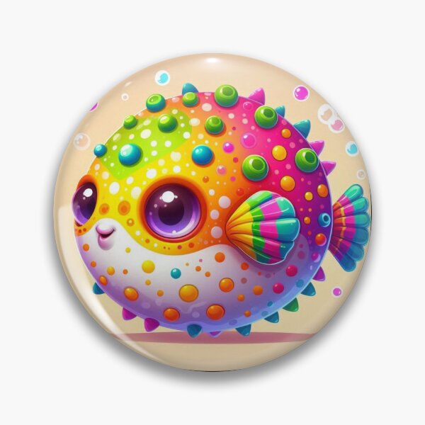 Item preview, pufferfish designed and sold by Dogandesighn.