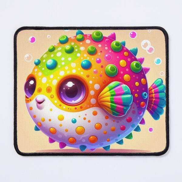 Item preview, pufferfish designed and sold by Dogandesighn.