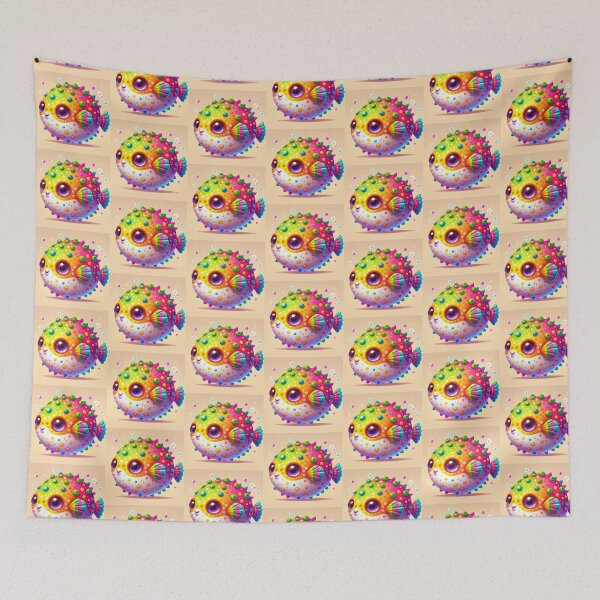 Item preview, pufferfish designed and sold by Dogandesighn.