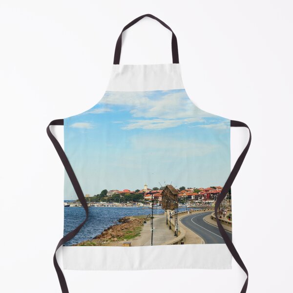 Item preview, Wooden windmill and old town Nessebar cityscape, Bulgaria designed and sold by goceris.