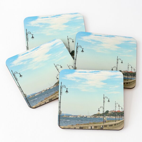 Item preview, Windmill and old town Nessebar cityscape, Bulgaria designed and sold by goceris.