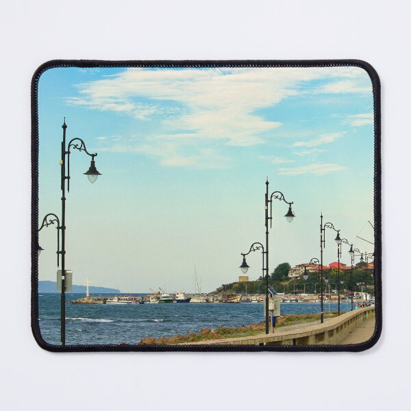 Item preview, Windmill and old town Nessebar cityscape, Bulgaria designed and sold by goceris.
