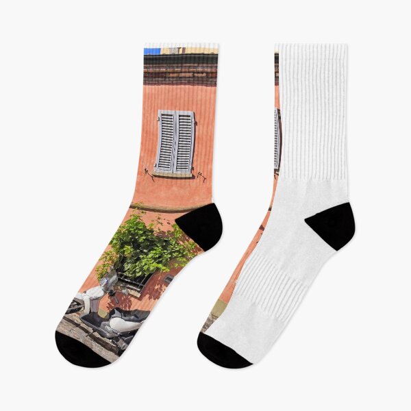 Item preview, Scooter in front of old house in Rimini, Italy designed and sold by goceris.