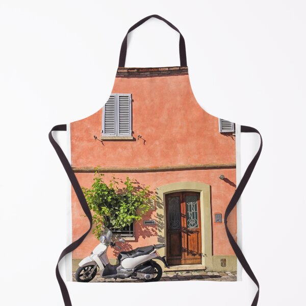 Item preview, Scooter in front of old house in Rimini, Italy designed and sold by goceris.
