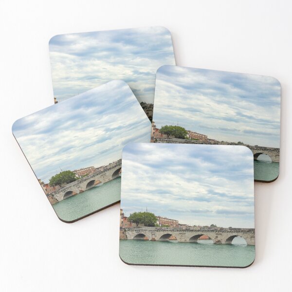 Item preview, Old stone Tiberius bridge in Rimini, Italy designed and sold by goceris.