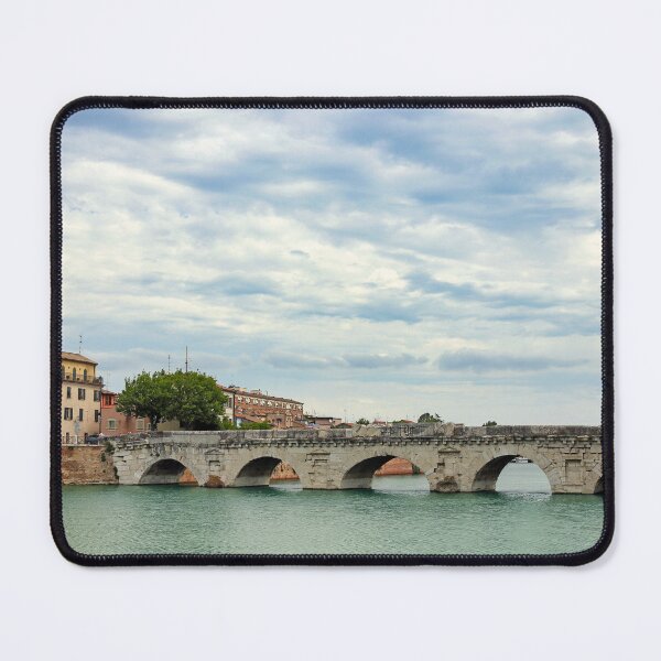 Item preview, Old stone Tiberius bridge in Rimini, Italy designed and sold by goceris.