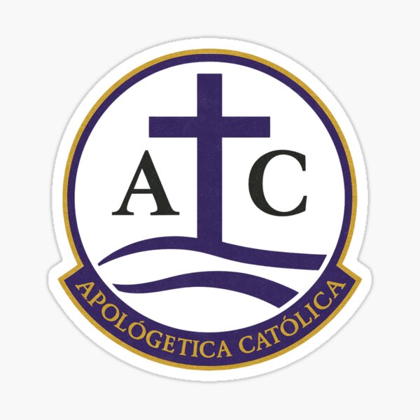 Apologética Católica – Logo Oficial Pegatina
