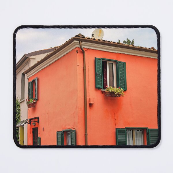 Item preview, Old red house in Rimini, Italy designed and sold by goceris.