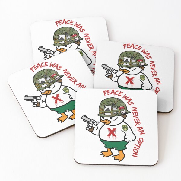 Item preview, Peace Was Never an Option Sticker - Armed Bird in Tactical Gear Decal, Funny Military Style, Art designed and sold by Walmarval ⭐⭐⭐⭐⭐.