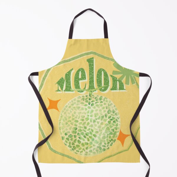 Item preview, Retro Mellon Fruit Sticker Label designed and sold by Wordsmith-Wear.