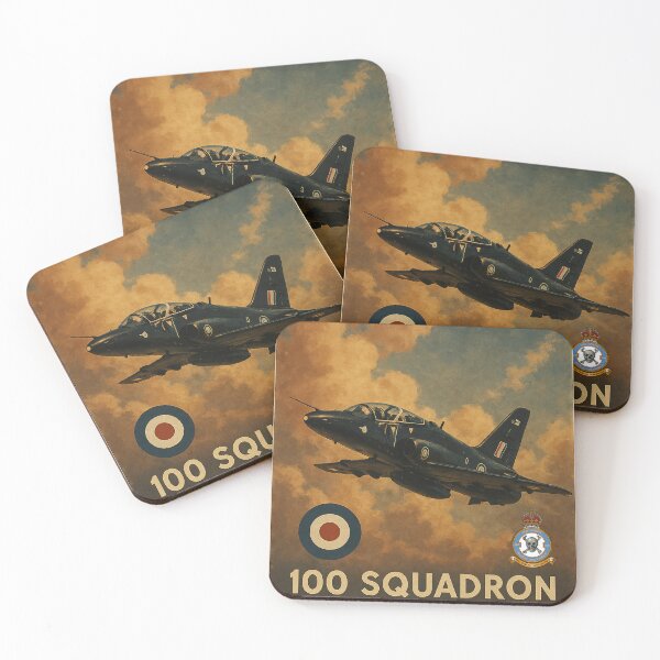 Item preview, 100 Squadron RAF Vintage Poster designed and sold by Airpower Art.