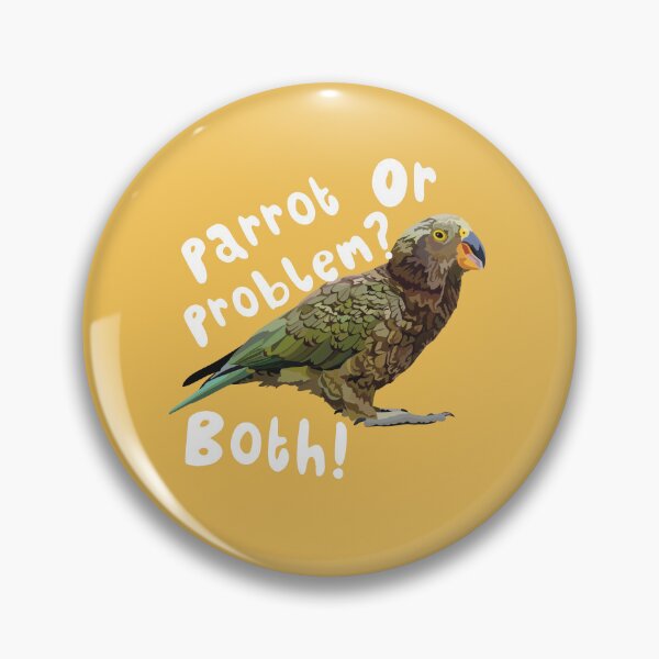 Item preview, K is for Kea,Kea – Intelligent Alpine Parrot of New Zealand Illustration designed and sold by PrettylittlepastelUk.