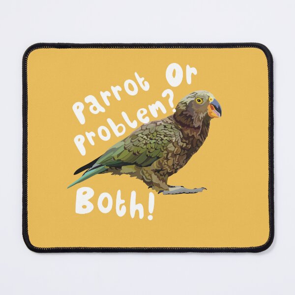 Item preview, K is for Kea,Kea – Intelligent Alpine Parrot of New Zealand Illustration designed and sold by PrettylittlepastelUk.