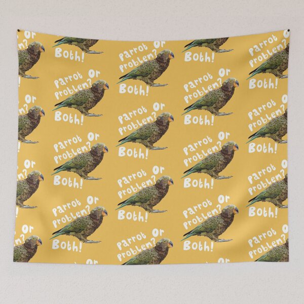 Item preview, K is for Kea,Kea – Intelligent Alpine Parrot of New Zealand Illustration designed and sold by PrettylittlepastelUk.