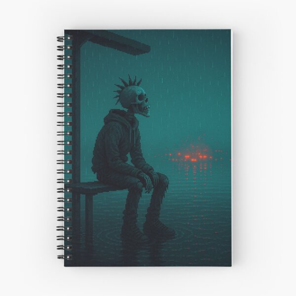 Item preview, The Last Bus Never Came - Pixel Punk in the Rain designed and sold by PixelPunkster.