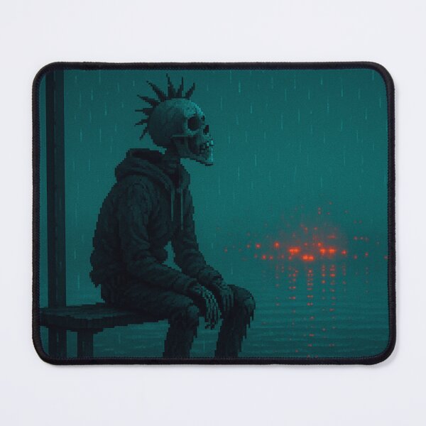 Item preview, The Last Bus Never Came - Pixel Punk in the Rain designed and sold by PixelPunkster.