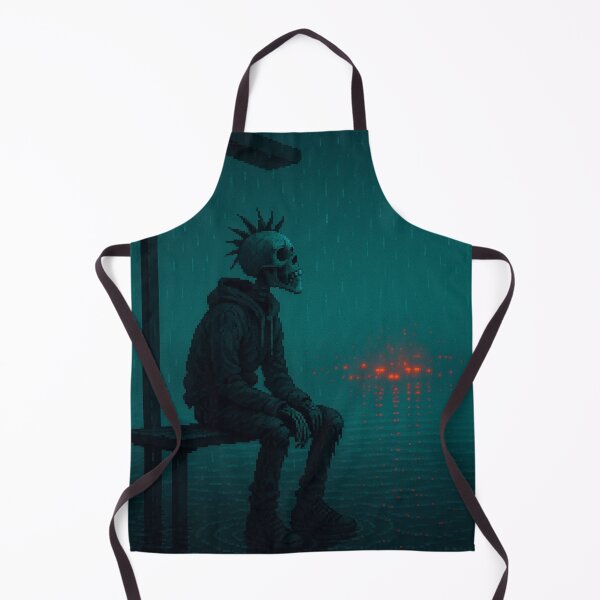 Item preview, The Last Bus Never Came - Pixel Punk in the Rain designed and sold by PixelPunkster.