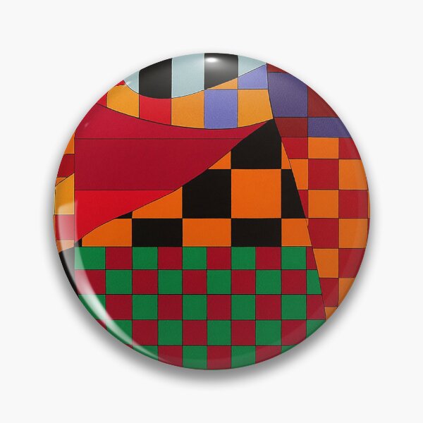 Item preview, Bold Geometric Checkered Abstract Pattern	 designed and sold by weirdfishes123.