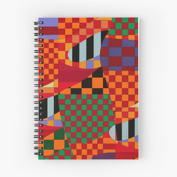 Item preview, Bold Geometric Checkered Abstract Pattern designed and sold by weirdfishes123.