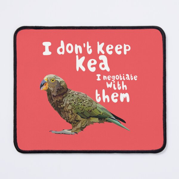 Item preview, K is for Kea,Kea – Intelligent Alpine Parrot of New Zealand Illustration designed and sold by PrettylittlepastelUk.