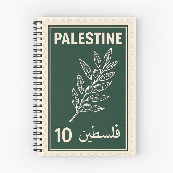 Item preview, Palestine Olive Branch Stamp Art – Vintage Heritage Symbol of Peace designed and sold by weirdfishes123.