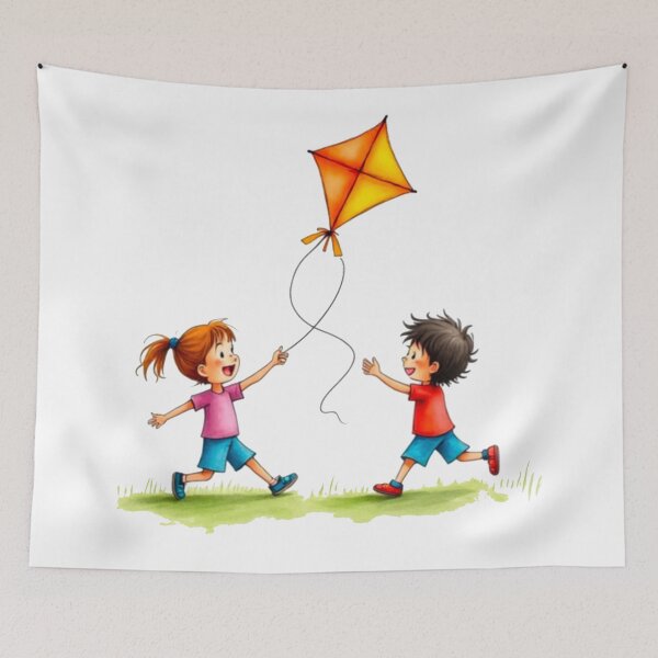 Item preview, Timeless Playtime – Kite Dreams in the Wind designed and sold by Neonyx2020.