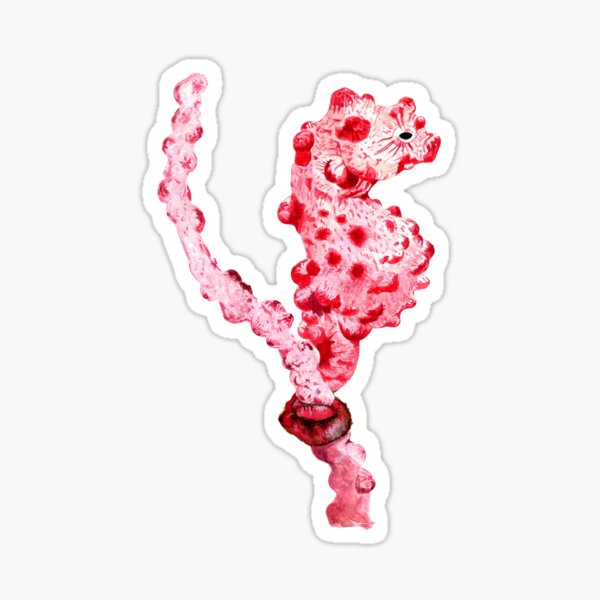 Item preview, BARGIBANT'S PYGMY SEAHORSE-Hippocampus bargibanti designed and sold by BEATRIZ ABAITUA.