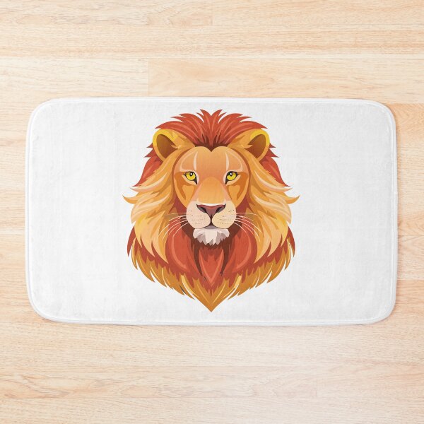 Item preview, Portrait lion head front view, (Panthera leo) designed and sold by Danler.