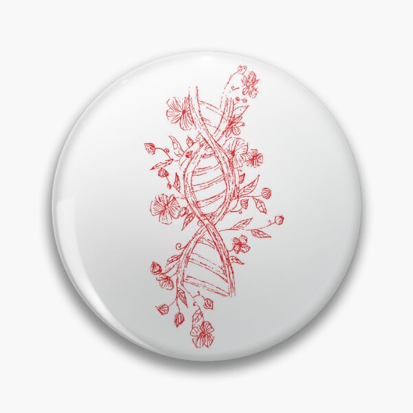 Item preview, Red Flowering DNA Branch designed and sold by L’art de Clara.