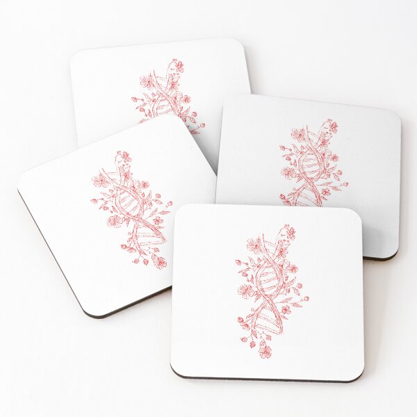 Item preview, Red Flowering DNA Branch designed and sold by L’art de Clara.