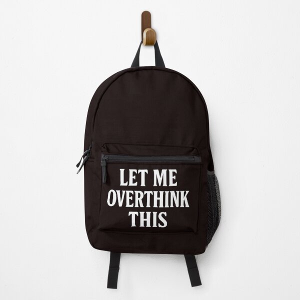 Item preview, Let Me Overthink This – Funny Minimalist Vintage Text Design designed and sold by Tadeusz1.