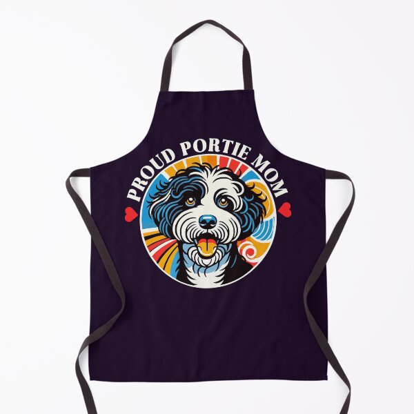 Item preview, Proud Portie Mom – Splash-Happy Sea-Dog Badge designed and sold by Victor Shadehorn.