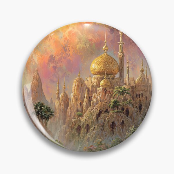 Item preview, Desert Palace Under Orange Moon designed and sold by bloorose.