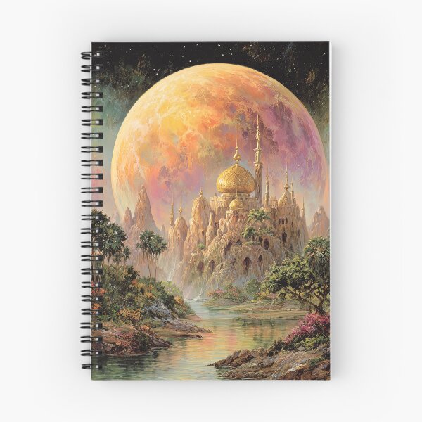 Item preview, Desert Palace Under Orange Moon designed and sold by bloorose.
