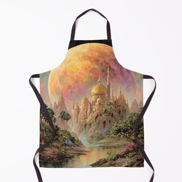 Item preview, Desert Palace Under Orange Moon designed and sold by bloorose.