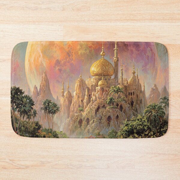 Item preview, Desert Palace Under Orange Moon designed and sold by bloorose.