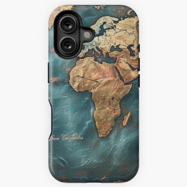 Item preview, Vintage Floral World Map – AI Art designed and sold by simmebest.