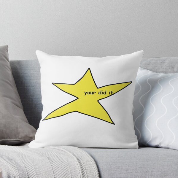 Item preview, your did it Star Meme Sticker, Vinyl Decal, for Laptop Car, Book, Water Bottle, Helmet, Travel Bag designed and sold by Walmarval ⭐⭐⭐⭐⭐.