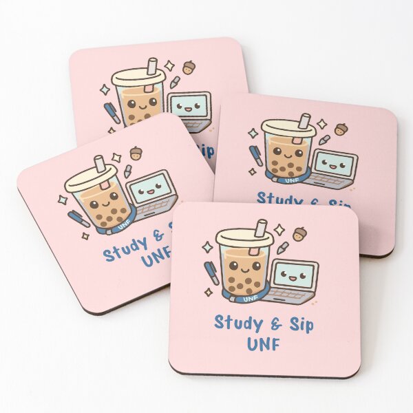 Item preview, University of north florida, Study & Sip, UNF Kawaii  designed and sold by Maussa Ivimas.