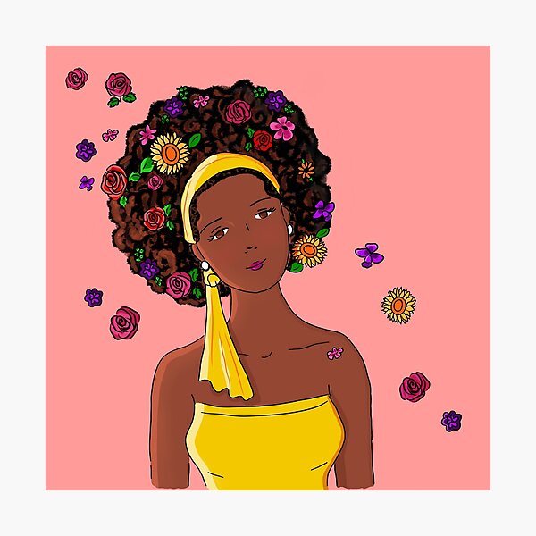 Item preview, Beautiful brown curly hair woman designed and sold by elainereginavaz.