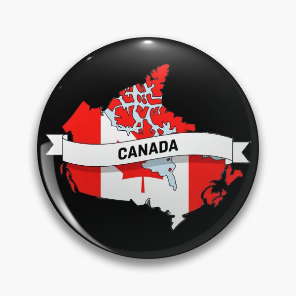 Item preview, Canada Flag Map designed and sold by Paper Drip.