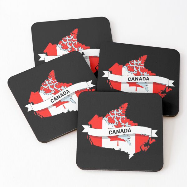 Item preview, Canada Flag Map designed and sold by Paper Drip.