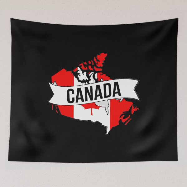 Item preview, Canada Flag Map designed and sold by Paper Drip.