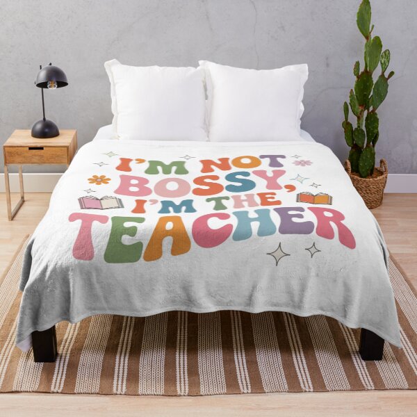 Item preview, I’m Not Bossy, I’m the Teacher – Funny Classroom Quote designed and sold by artcultreone.