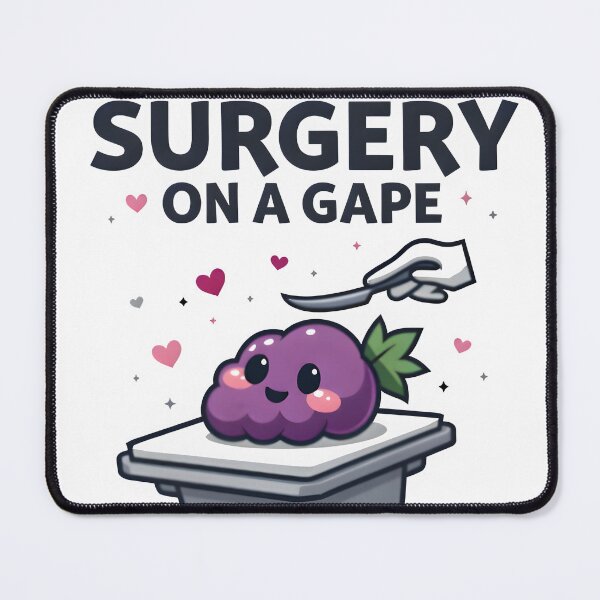 Item preview, They Did Surgery on a Grape | Whimsical Meme designed and sold by MyFashionDreams.