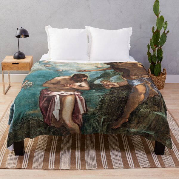 Item preview, Jacopo Tintoretto, Baptism of Christ, Renaissance, Mannerism designed and sold by Artistic Gift Print.